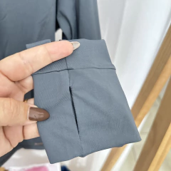 Jaqueta Manga Longa Cinza Milena - comprar online