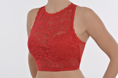 ART. 55980 - BUSTIER DE ENCAJE SOFT SIN RELLENO