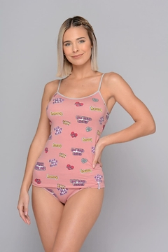 ART. 70410 - MUSCULOSA ESTAMPADA BRETEL FINO - Prima Piel