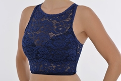 ART. 55970 - BUSTIER DE ENCAJE SOFT CON RELLENO