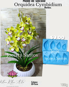 MOLDES DE SILICONE ORQUIDEAS KIT JOCIARA SANTOS 13 PÇ + BRINDE - loja online