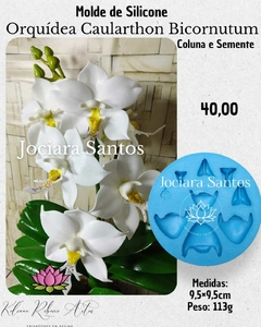 MOLDES DE SILICONE ORQUIDEAS KIT JOCIARA SANTOS 13 PÇ + BRINDE - Keliane Ribeiro Artes