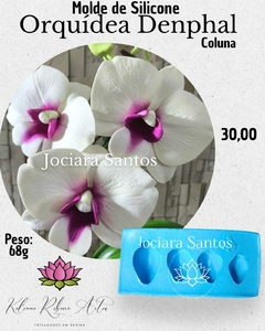MOLDE DE SILICONE COLUNA ORQUIDEA DENPHAL