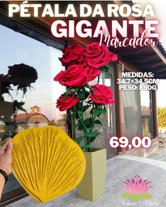 MARCADOR PÉTALA DA ROSA GIGANTE