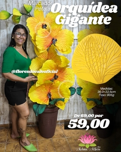 MARCADOR PÉTALA DA ORQUÍDEA GIGANTE
