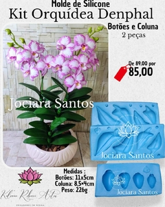 MOLDES DE SILICONE ORQUIDEAS KIT JOCIARA SANTOS 13 PÇ + BRINDE - comprar online