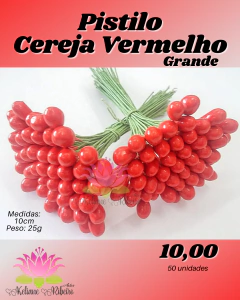 PISTILO CEREJA VERMELHO GRANDE