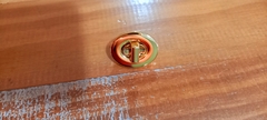 Fecho metal oval dourado bolsa na internet