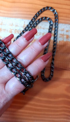 corrente tiracolo 8mm grafite - comprar online