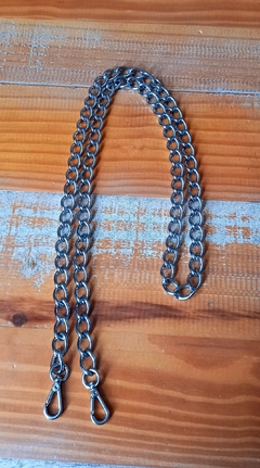 alça tiracolo corrente 10mm prata