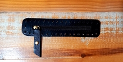 zíper em couro 25x4,5cm - comprar online