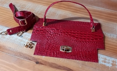 kit Valentina croco vermelho