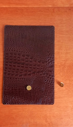 Base couro Wish croco café