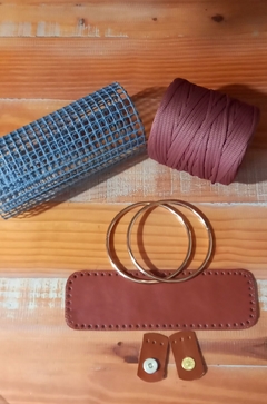 kit bolsa Jardore alça metal prata - comprar online