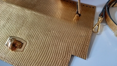 kit Valentina couro legítimo Gold - comprar online