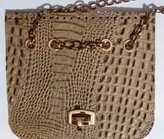 aba Danna bolsa couro croco rami - comprar online