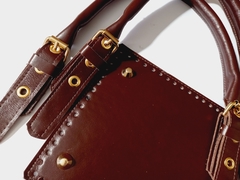 kit Eudora couro café - comprar online