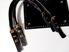 kit Eudora couro preto - comprar online