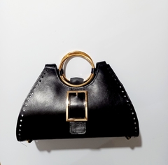 Kit couro bolsa Nina alça mão - dalumachado