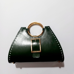 Kit couro bolsa Nina alça mão