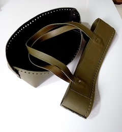 kit bolsa Lorena couro liso