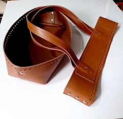 kit bolsa Lorena couro liso na internet