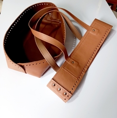 kit bolsa Lorena couro liso - loja online