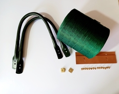 material completo Dominique verde