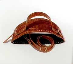 kit couro croco bolsa Lolla - loja online