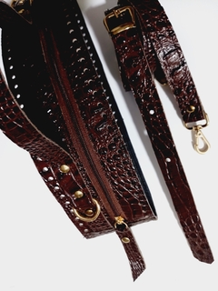 kit couro croco bolsa Lolla - comprar online