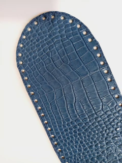 Fundo couro oval para bolsa cores - comprar online