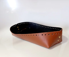 Fundo bolsa Basic couro legítimo - dalumachado