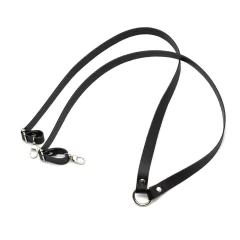 Alça couro mochila preta