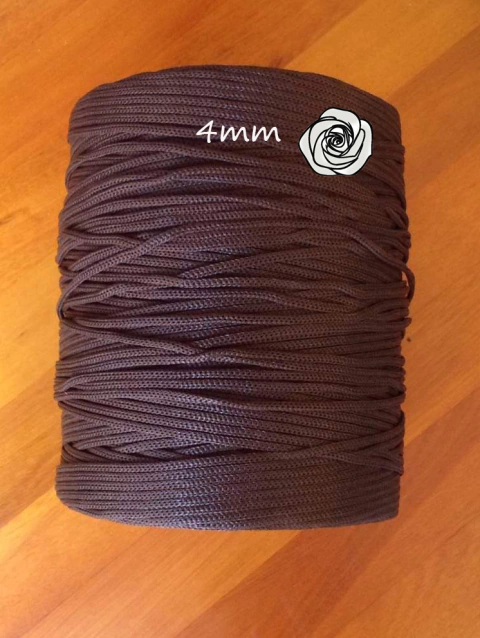 Fio náutico 4mm 1 k café