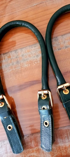 Alça Eudoria couro verde na internet