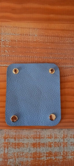 segurador alça couro cinza - comprar online