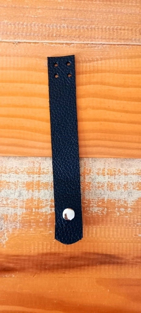 fecho bolsa couro preto