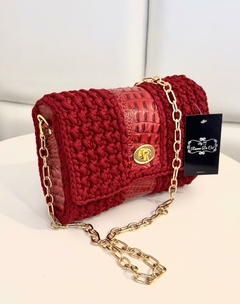 kit bag Sophia croco verde - comprar online