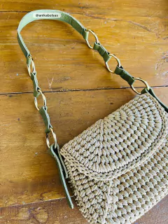 Alça couro ombro Sabine vinho - dalumachado