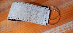 kit couro bolsa Shalise croco off white - comprar online