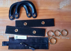 kit couro Diore completo preto