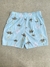 Shorts Tactel Azul com Coqueiros - comprar online