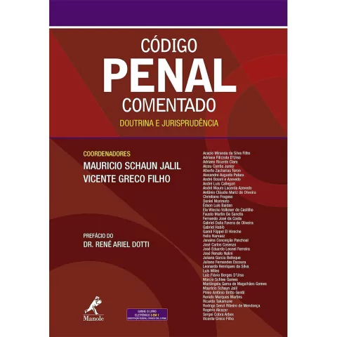 CÓDIGO PENAL COMENTADO: DOUTRINA E JURISPRUDÊNCIA – 1ª EDIÇÃO - IMPRESSO
