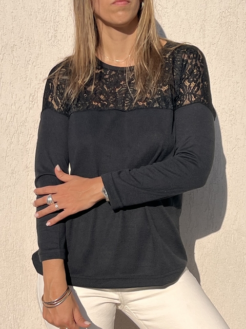 Camiseta encaje - comprar online