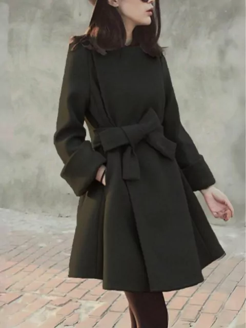 Tapado Cuello Recto con Lazo - comprar online