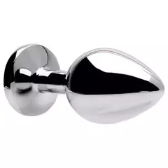 Plug Anal Metal Com Pedra G - Azul Céu - loja online