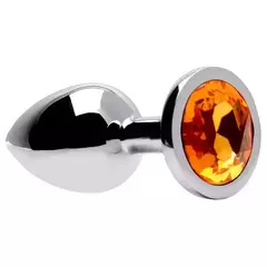Imagem do Plug Anal Metal Com Pedra - M