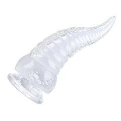 Plug Anal em Silicone - Formato de Dildo com Ventosa - 21,5x6,0cm - 8450 - loja online