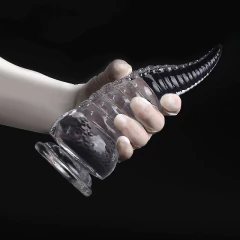 Plug Anal em Silicone - Formato de Dildo com Ventosa - 21,5x6,0cm - 8450