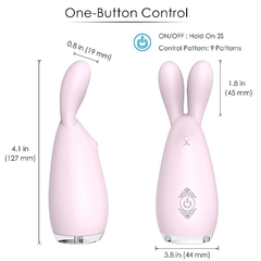 Vibrador Massageador Feminino Recarregável- Reba - S-Hande - Cairo Para Maiores